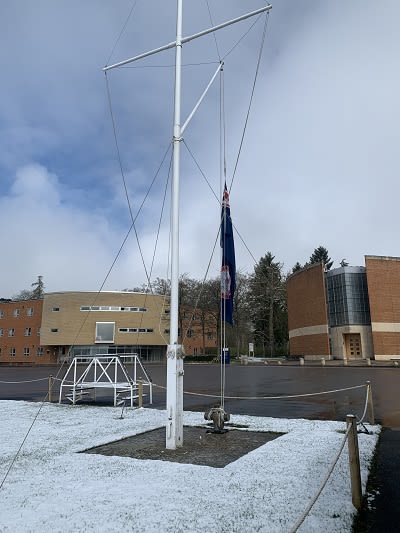 College Ensign flown at Half-mast in Honour of HRH The Duke of Edinburgh